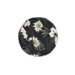Povlak Kytky a černý panter - kulatý 45*45cm