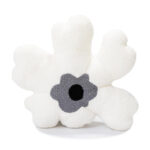 Povlak Tvarovaný polštář Květina bílá - 58*48cm [s jádrem)