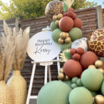 Nový Vintage zelený balónkový řetěz - Obrázek 5