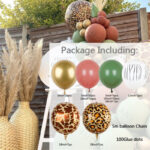 Nový Vintage zelený balónkový řetěz - Obrázek 4