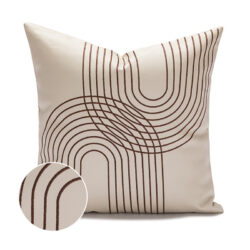 Povlak Béžová s U výšivkami 45 * 45 cm