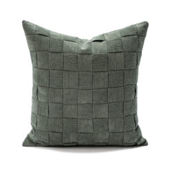 Povlak Bennewood tkaný - tmavě zelený; 45*45cm