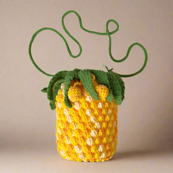 Ananas kabelka Ananasová taška (hotová) - Obrázek 1