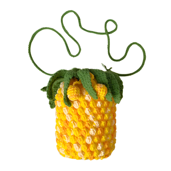 Ananas kabelka Ananasová taška (hotová) - Obrázek 2