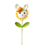 Háčkované Květiny Zajíček Slunečnice [Dokončeno] - Obrázek 2