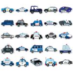 Samolepky Policejní Auta 50ks - 50 odlišných samolepek - Obrázek 5