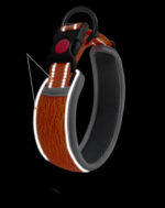 Reflexní obojek pro psy M (45-50cm), šířka 4.5 cm - Obrázek 4