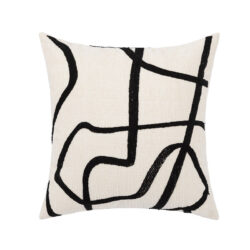 Povlak Béžová s černými pruhy 45*45cm