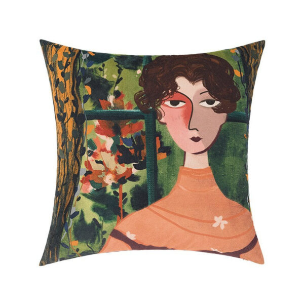 Povlak Literární dívka 45*45cm - Obrázek 1