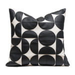 Povlak Černobílý polštář; 45*45cm .