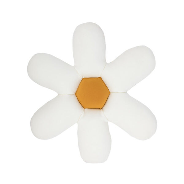 Povlak Polštář tvarovaný ve tvaru bílé kytky - Obrázek 1