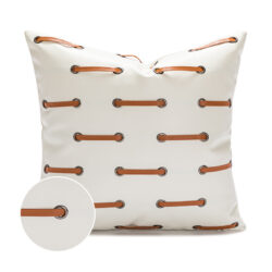 Povlak Bílá -tkaničky 45*45cm [jádro není součástí dodávky].