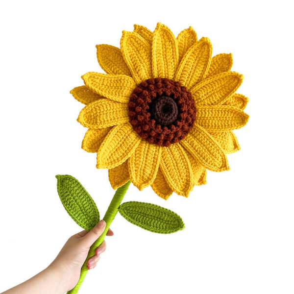 Háčkovaná Slunečnice - Obrázek 1