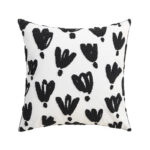 Povlak Padák černý; 45*45cm