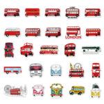 Samolepky Autobus 50ks - 50 odlišných samolepek - Obrázek 4