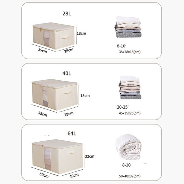 Okénkový úložný box na domácíoblečení - Obrázek 1