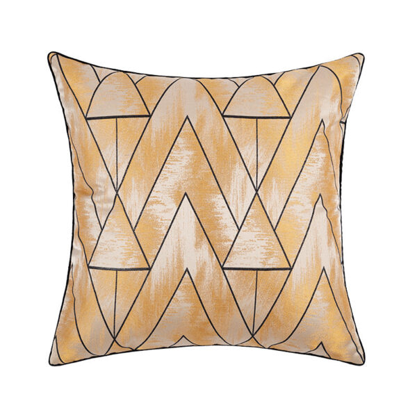 Povlak Oranžovo-hnědá s motivem; 45*45 - Obrázek 1