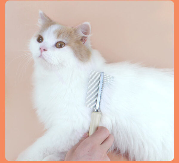 Hřeben na srst pro kočky 17cm - Obrázek 3