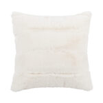 Povlak Polštář z králičí kožešiny béžový; 45*45cm