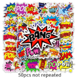 Samolepky Boom 50ks - 50 odlišných samolepek - Obrázek 5
