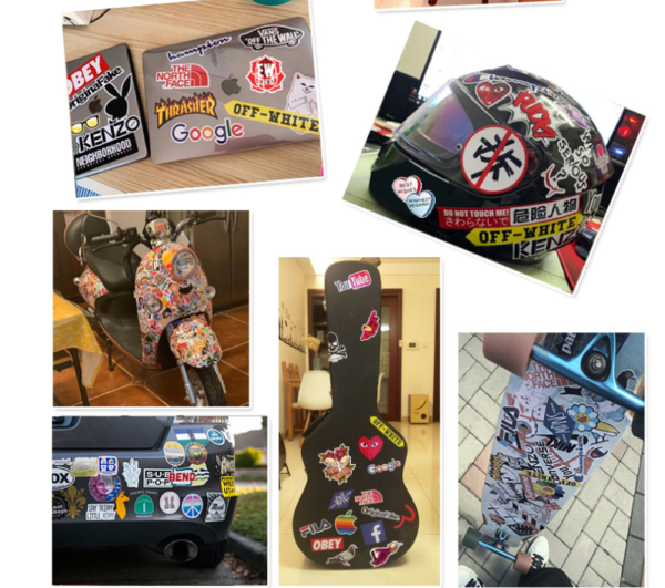 Samolepky Mašle 50ks - 50 odlišných samolepek - Obrázek 8