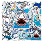 Samolepky Žralok 50ks - 50 odlišných samolepek - Obrázek 2