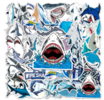 Samolepky Žralok 50ks - 50 odlišných samolepek - Obrázek 3