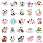 Samolepky Kráva 50ks - 50 odlišných samolepek - Obrázek 3