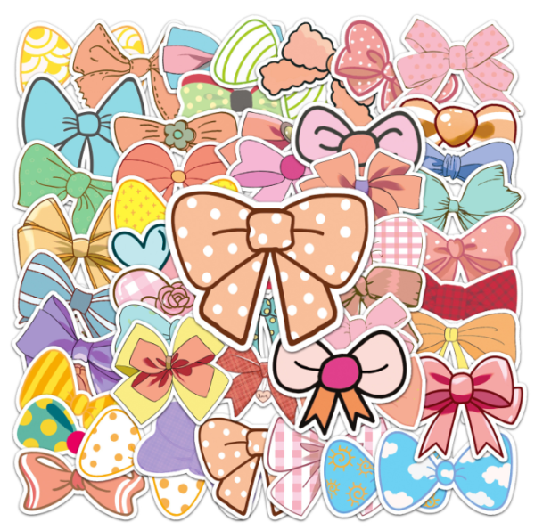 Samolepky Mašle 50ks - 50 odlišných samolepek - Obrázek 6