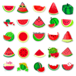 Samolepky Meloun 50ks - 50 odlišných samolepek - Obrázek 5