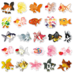 Samolepky Ryba 50ks - 50 odlišných samolepek - Obrázek 6