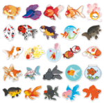 Samolepky Ryba 50ks - 50 odlišných samolepek - Obrázek 5