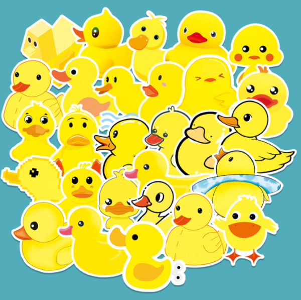 Samolepky Kachna 50ks - 50 odlišných samolepek - Obrázek 5