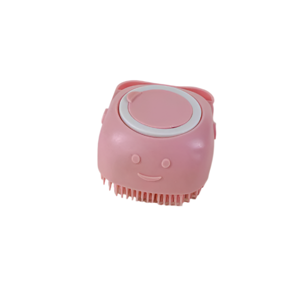 Čisticí kartáč silikonový pro mazlíčky na šampon 8x 7,5 cm - Obrázek 1