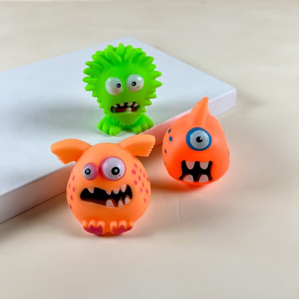 Gumová pískací obluda pro pejsky 10 cm - Obrázek 2