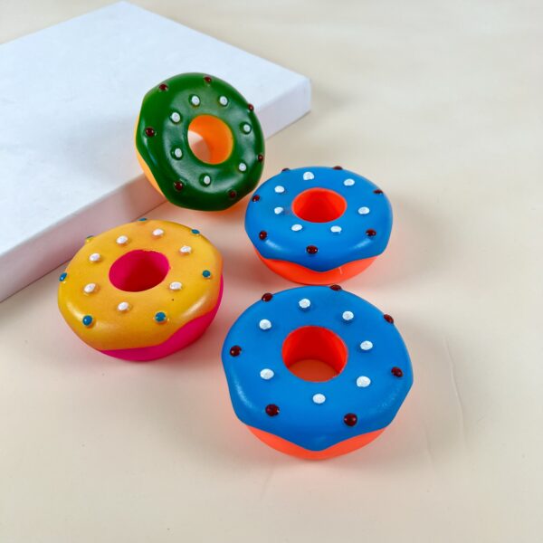 Pískací donut pro psy 10 cm - Obrázek 2