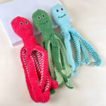 Plyšová chobotnice s pískací hlavou a šustícími chapadly 45cm - Obrázek 2