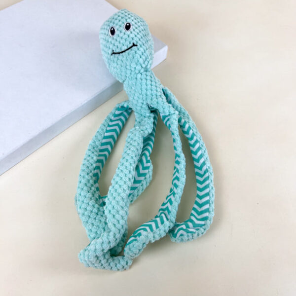 Plyšová chobotnice s pískací hlavou a šustícími chapadly 45cm - Obrázek 4