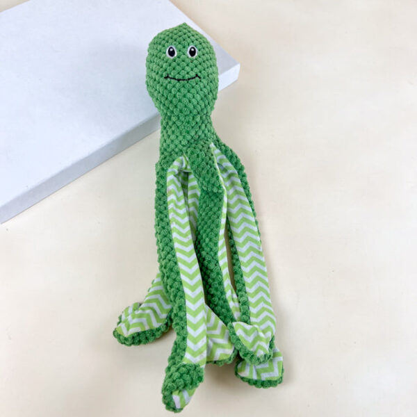 Plyšová chobotnice s pískací hlavou a šustícími chapadly 45cm - Obrázek 3