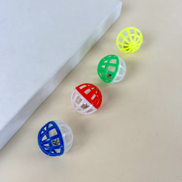 Chrastící koule 3.8 cm (sada 4ks) - Obrázek 1