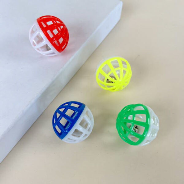 Chrastící koule 3.8 cm (sada 4ks) - Obrázek 2