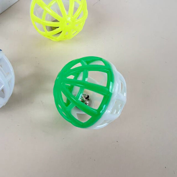 Chrastící koule 3.8 cm (sada 4ks) - Obrázek 3