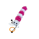 Plyšová housenka s rolničkou na šňůře 15 cm - Obrázek 12