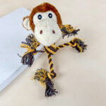 Zvířátko s pleteným tělem na kousání 23 cm