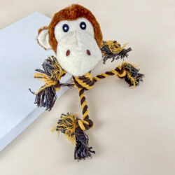 Zvířátko s pleteným tělem na kousání 23 cm