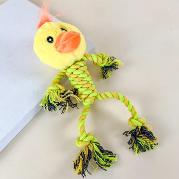 Zvířátko s pleteným tělem na kousání 23 cm - Obrázek 4