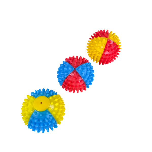 Míček gumový s bodlinami pro psy 7cm - Obrázek 6