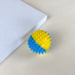 Míček gumový s bodlinami pro psy 7cm - Obrázek 3