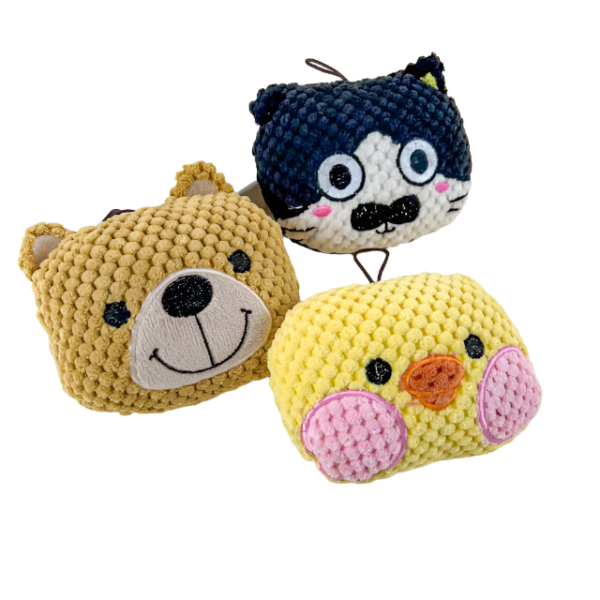 Plyšová hlava zvířátka 12 x 13 cm - Obrázek 6