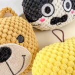 Plyšová hlava zvířátka 12 x 13 cm - Obrázek 4